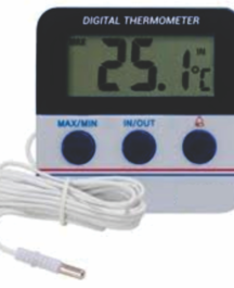 Termômetro com Alarme para Freezer / Geladeira