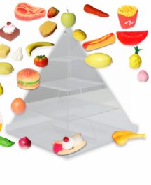 Pirâmide Alimentar em Acrílico