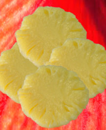 Abacaxi em rodela (1 unidade).